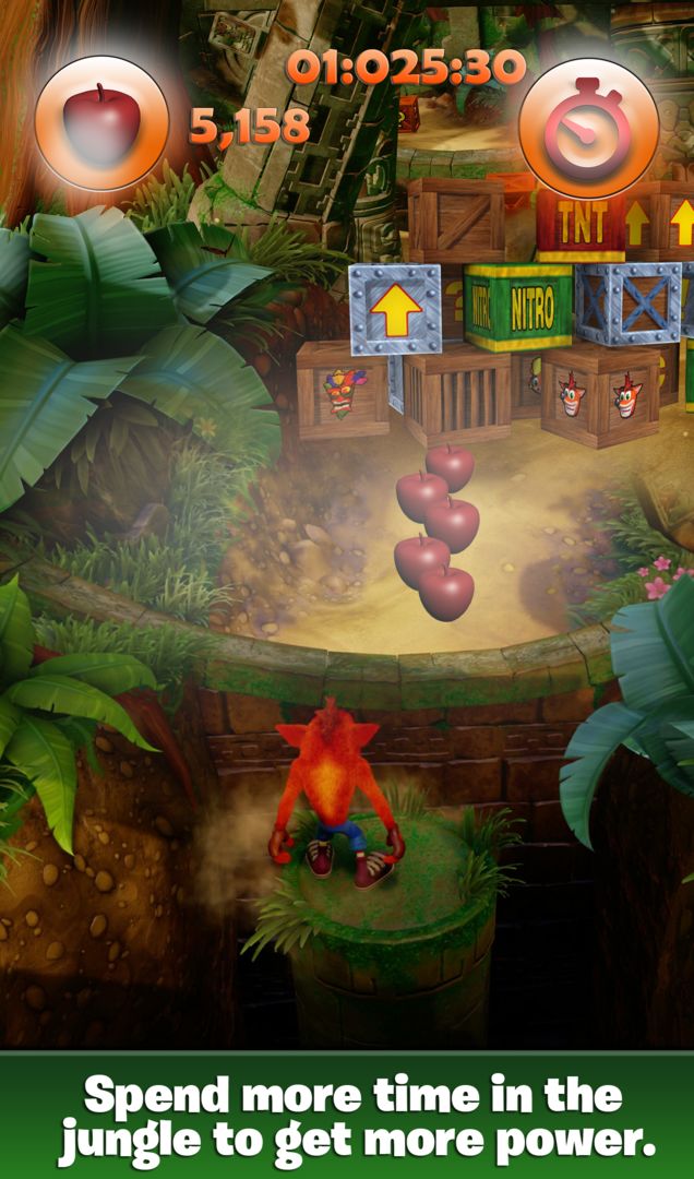 Screenshot of The Adventures Of Crash Rush Bandicot 3D
