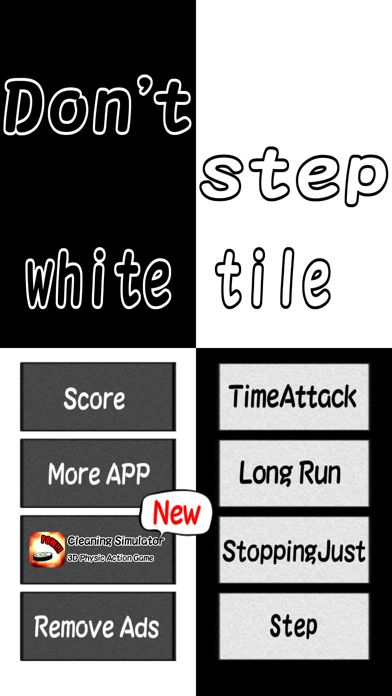 Screenshot of Don't step the white tile