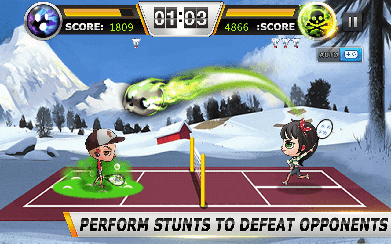 Badminton 3D Game Screenshot