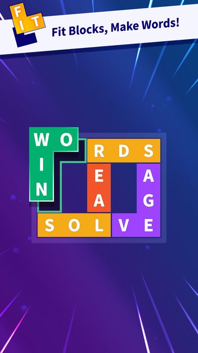 Screenshot 1 of Flow Fit - Word Puzzle 1.2.2