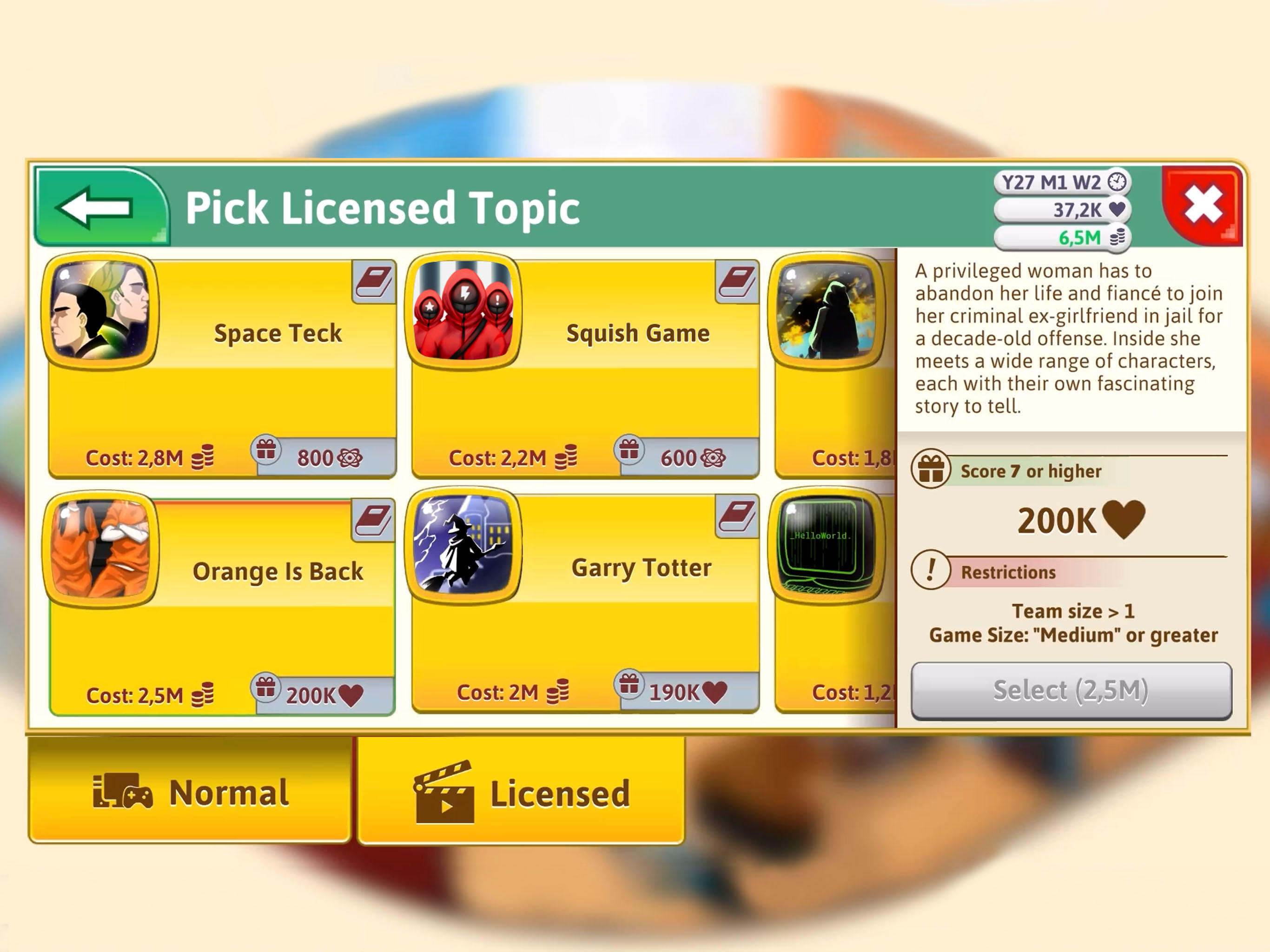 Game Dev Tycoon NETFLIX Game Screenshot