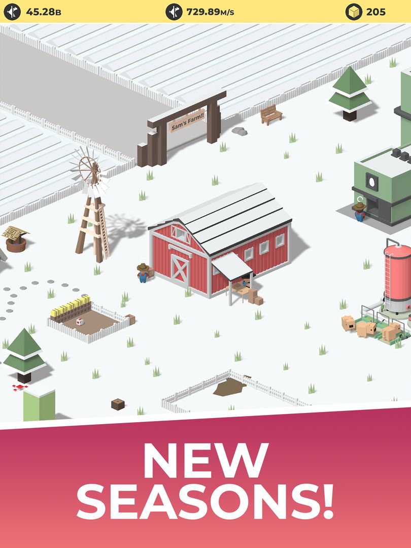 Idle Farmyard - Farming Empire ภาพหน้าจอเกม