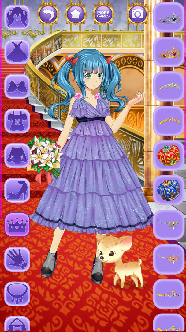 Anime Princess Dress Up Games ภาพหน้าจอเกม