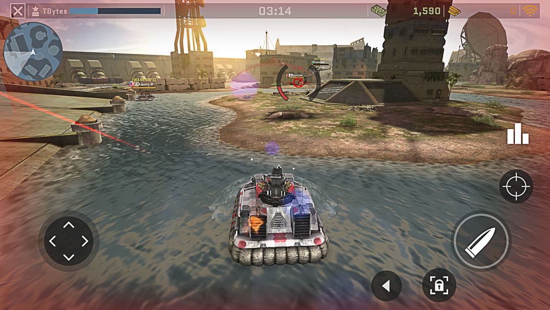 Massive Warfare: Tanks PvP War screenshot game