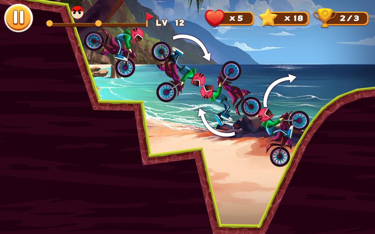 Stunt Moto Racing Game Screenshot