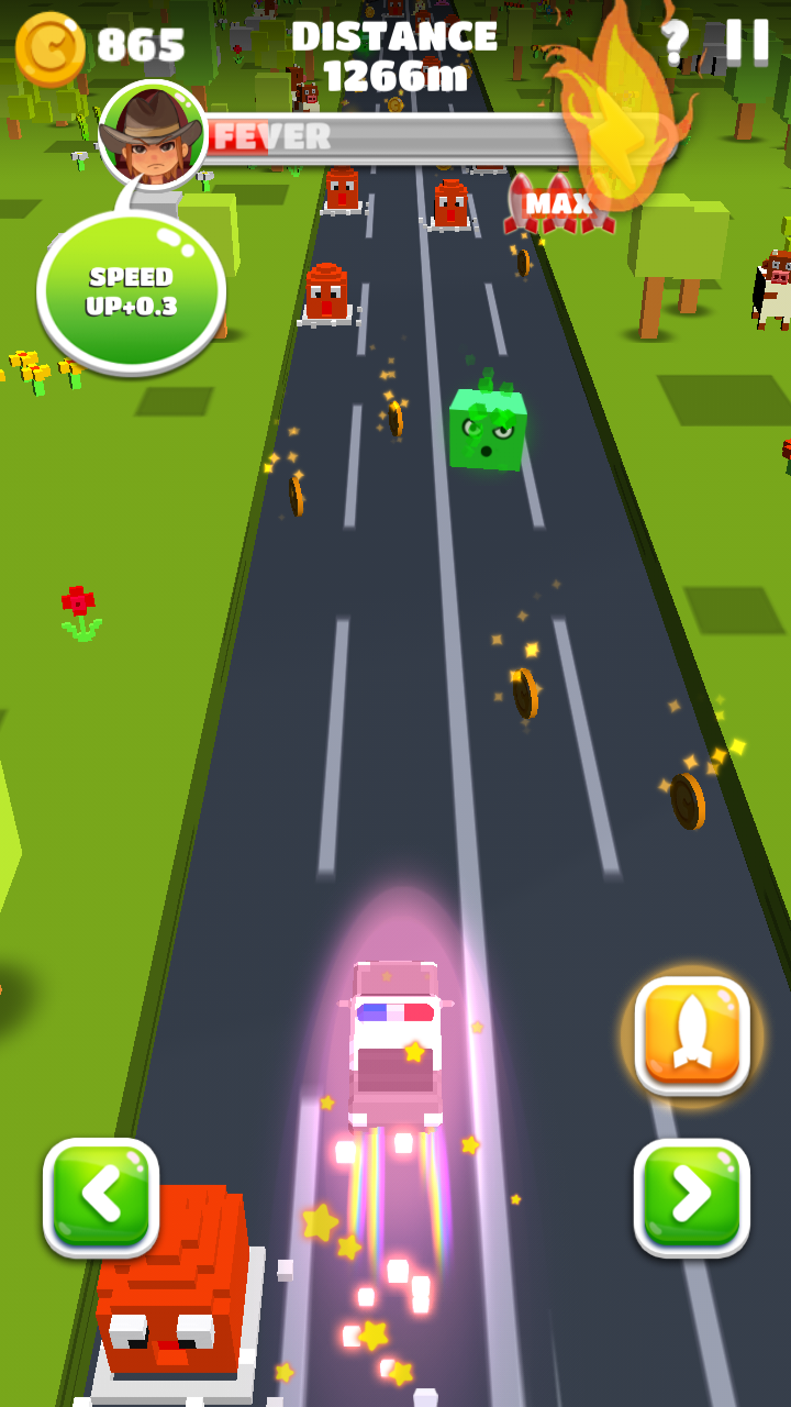 Monster Drive Game Screenshot