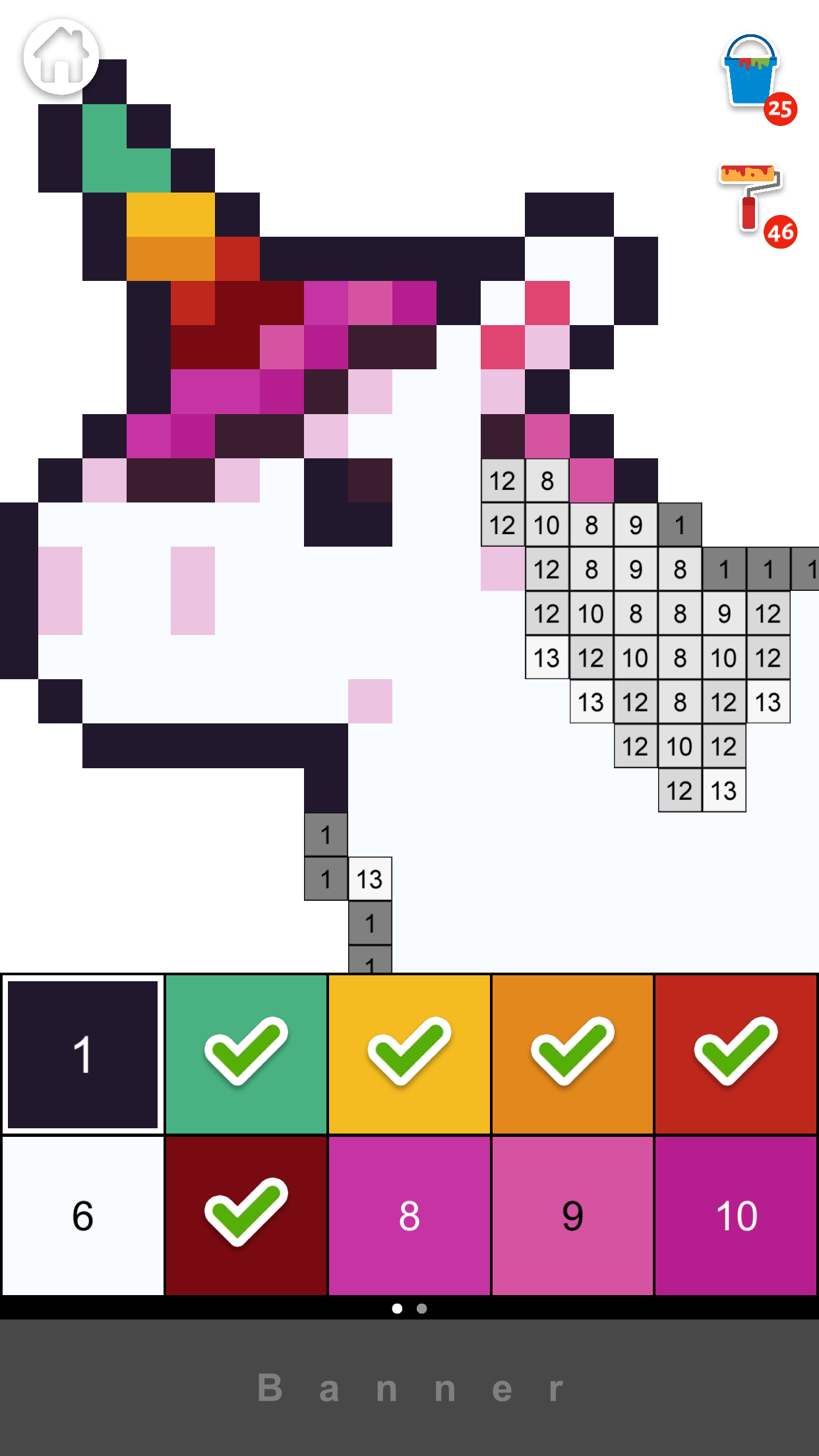 Color Art - Color by Number Game Screenshot