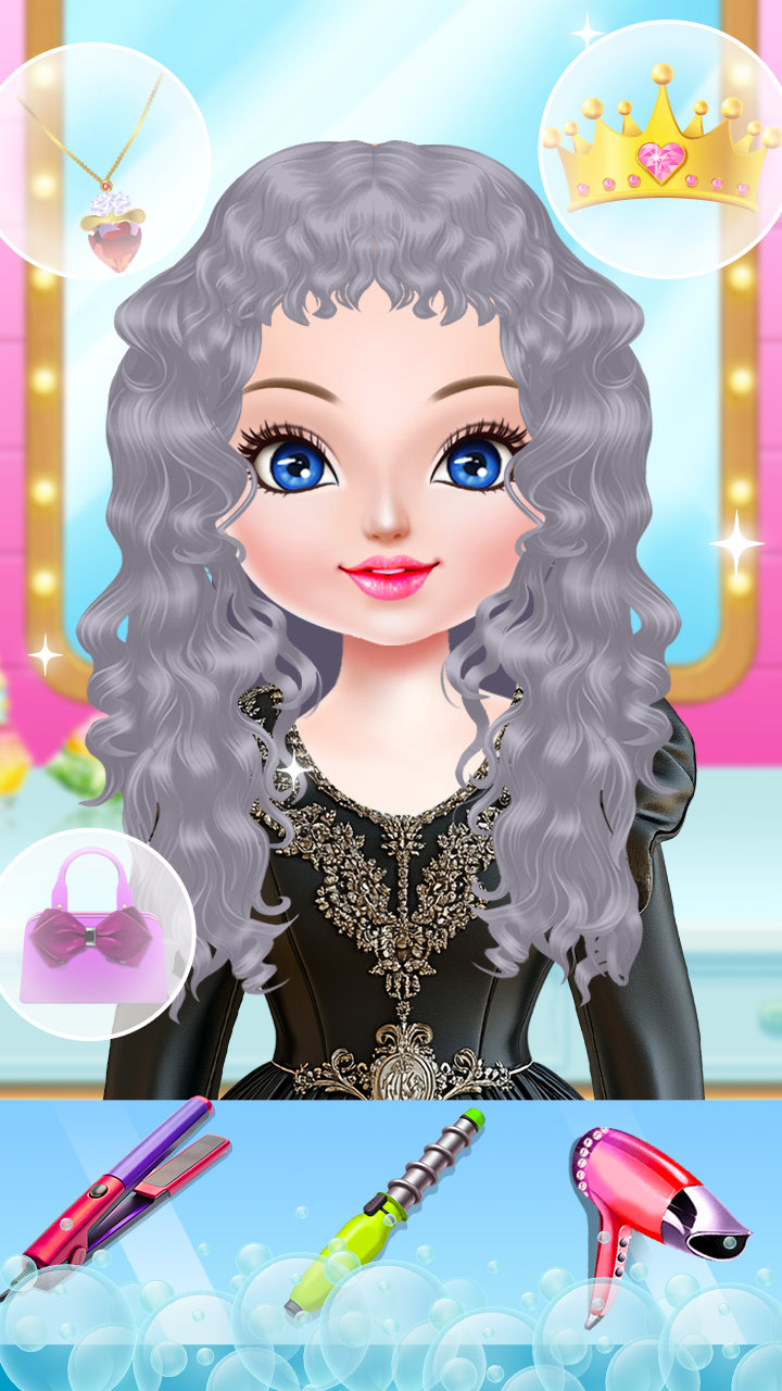 School kids Hair styles Makeup Game Screenshot