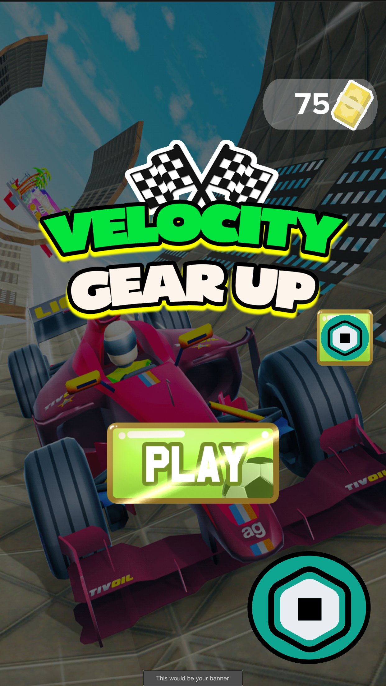 Robux Velocity Gear Up Game Screenshot