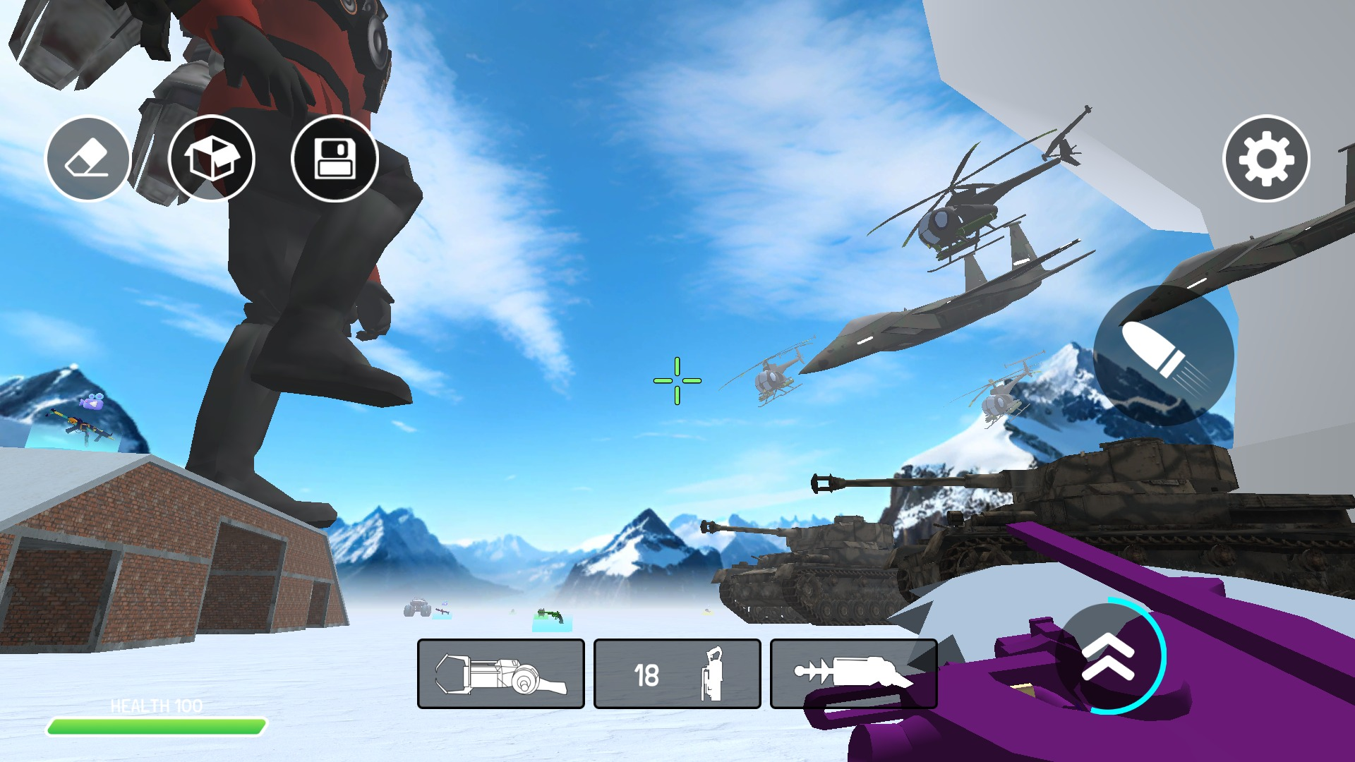 Winter: Frozen Bot ภาพหน้าจอเกม