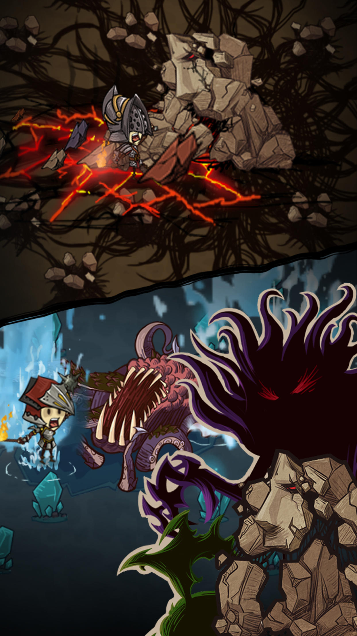 Скриншот игры The Greedy Cave