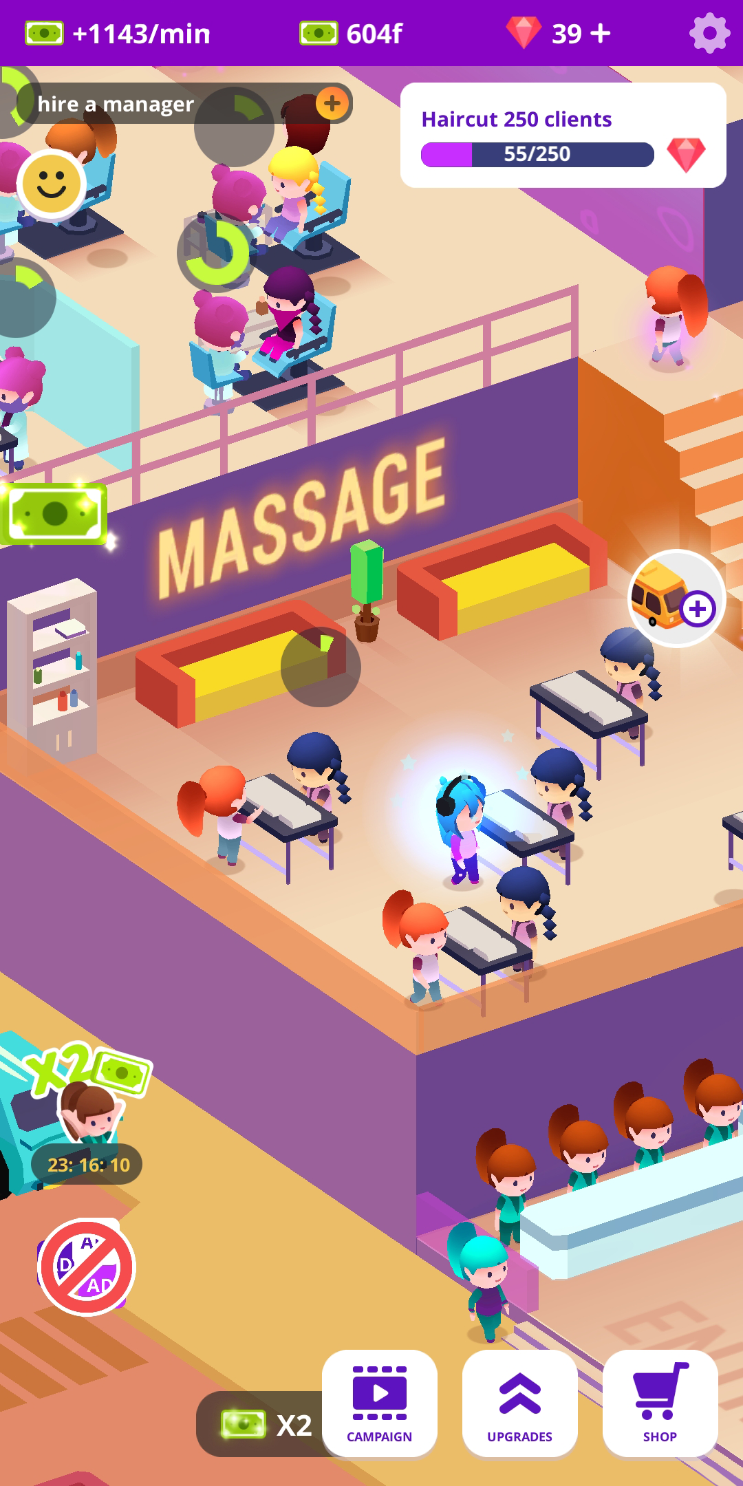 Idle Beauty Salon Hair and nails parlor simulator android iOS apk