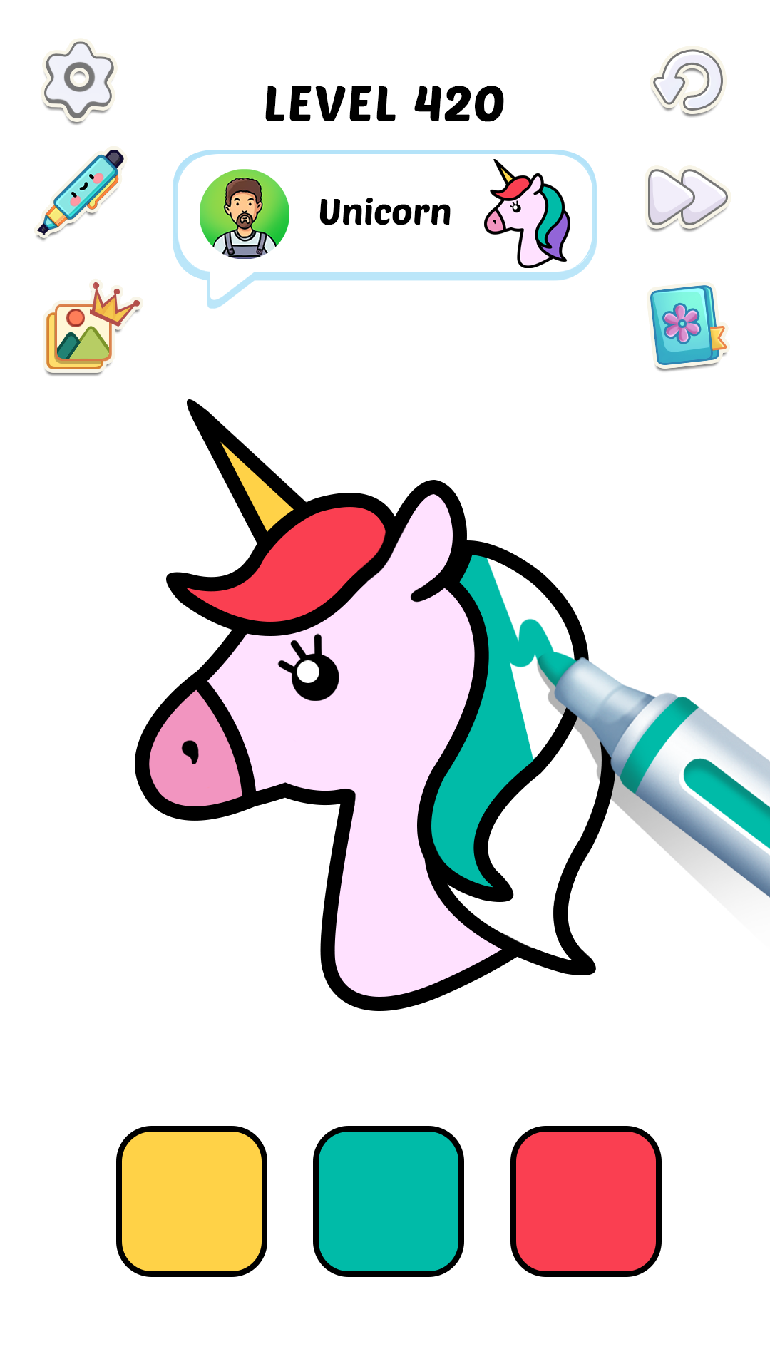 Drawing and Coloring ASMR Game Game Screenshot