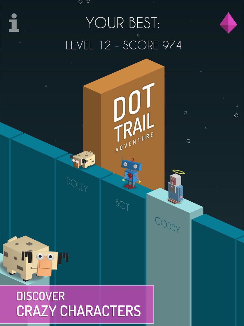 Dot Trail Adventure:Dash on th screenshot game
