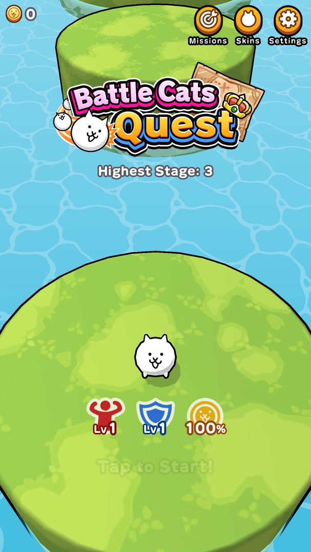 Battle Cats Quest ภาพหน้าจอเกม
