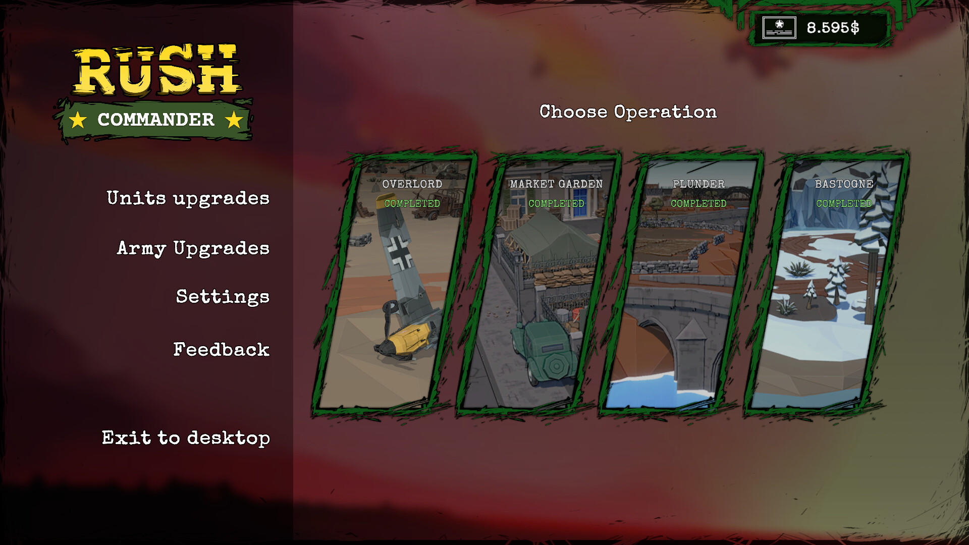 Rush Commander screenshot game