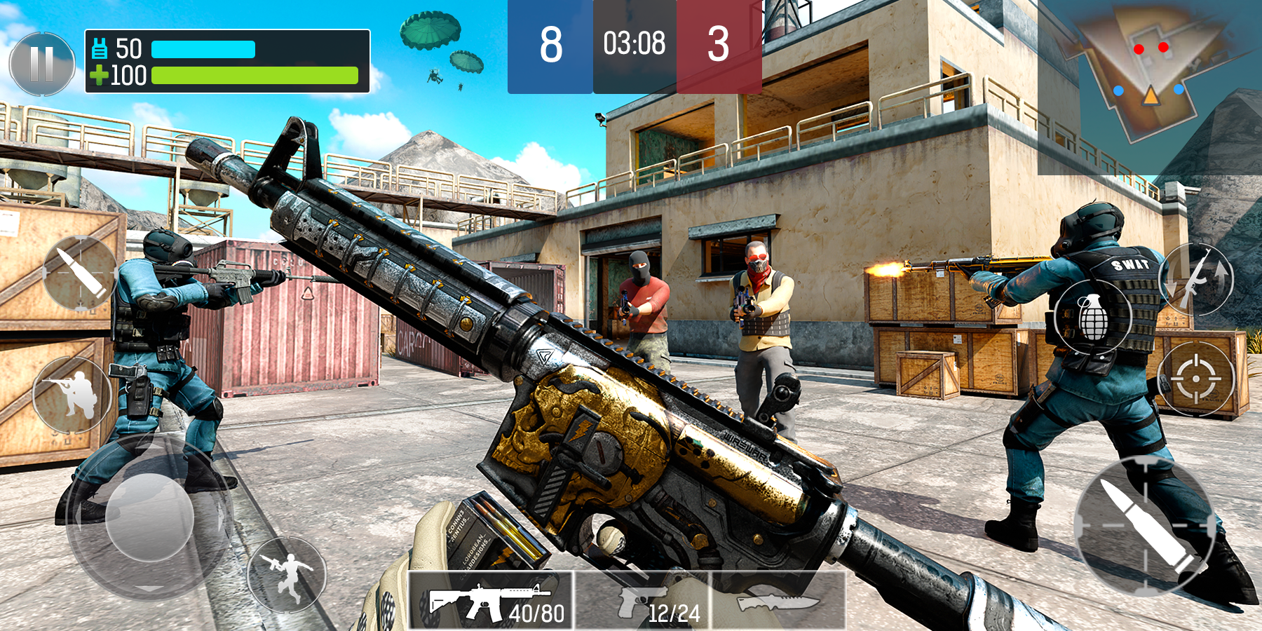 FPS Gun Game 3D: Shooter Pro ภาพหน้าจอเกม