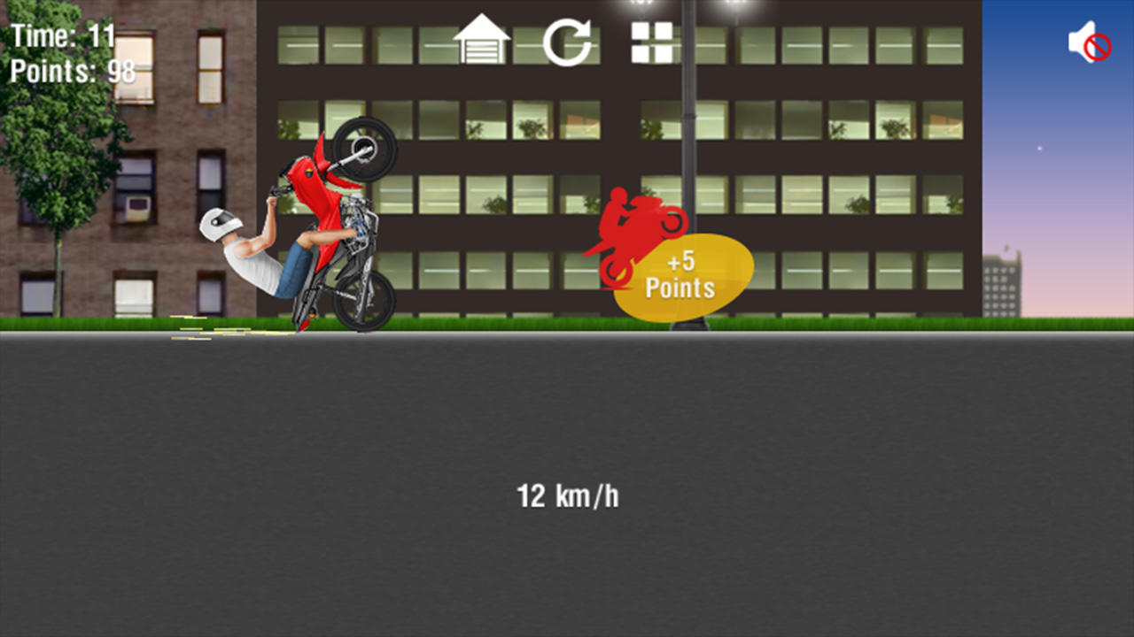 Screenshot 1 of Moto Wheelie 2 Plus 0.1