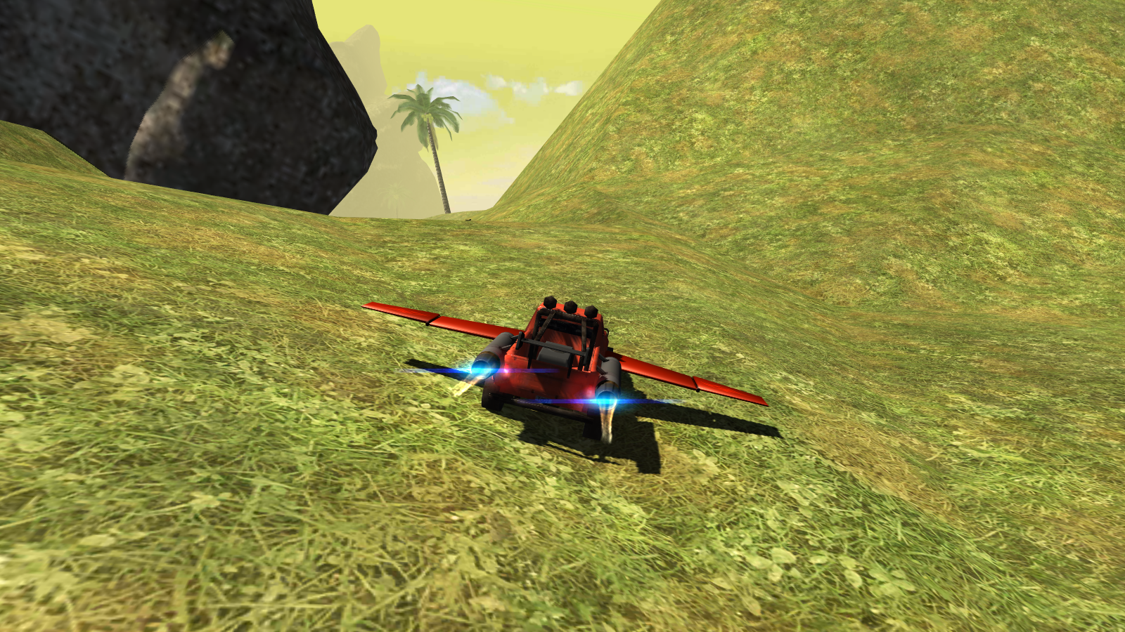 Flying Car: Offroad Pickup 4x4 ゲームのスクリーンショット