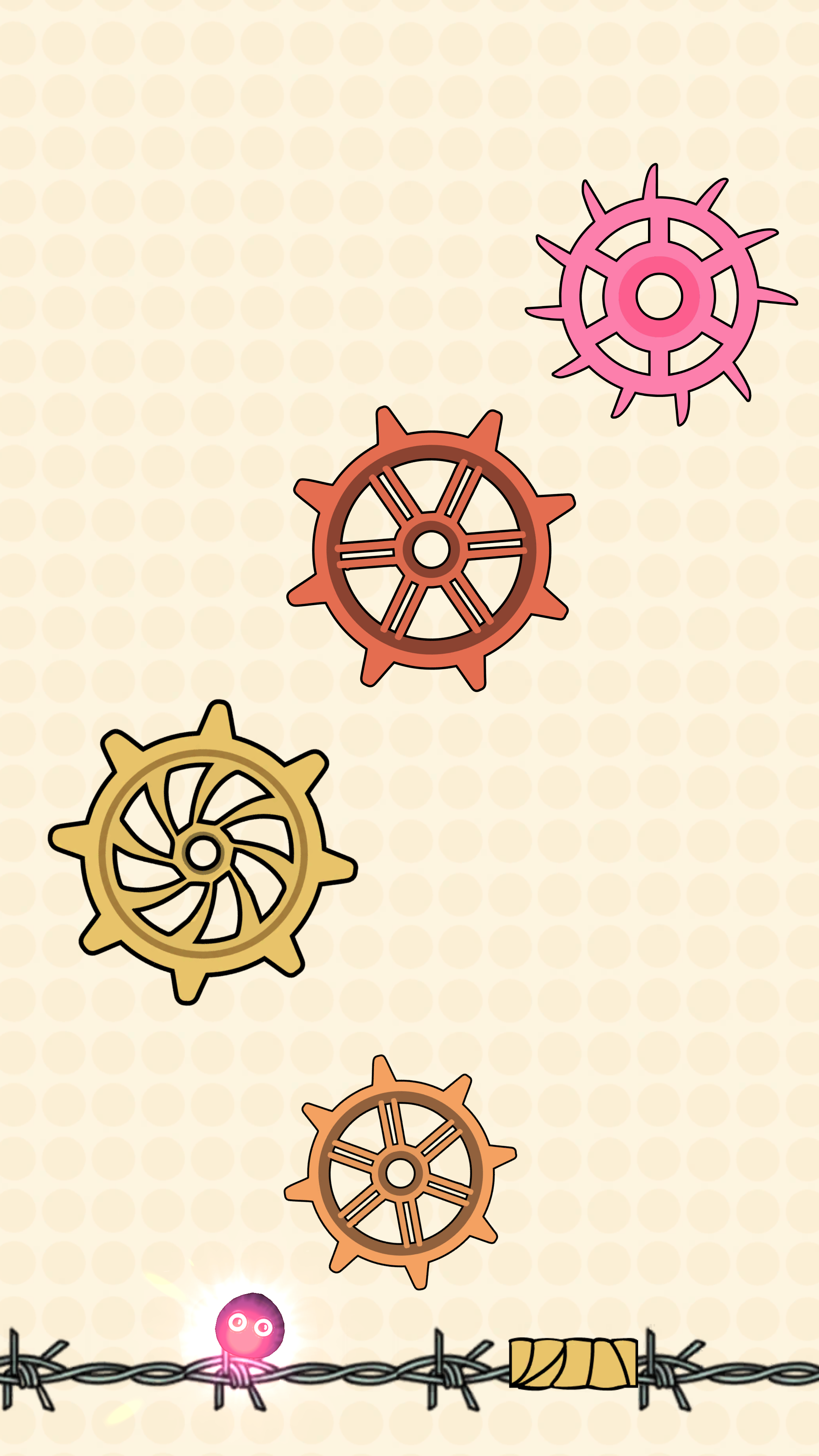 Falling Blob : Gear Puzzles Game Screenshot