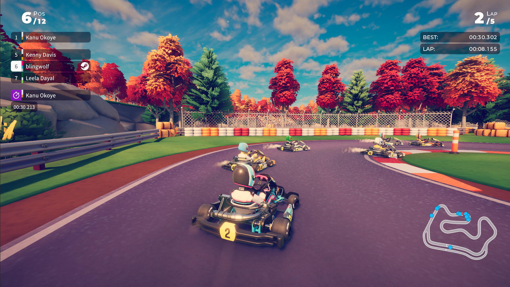 Screenshot 1 of Karting စူပါစတားများ 