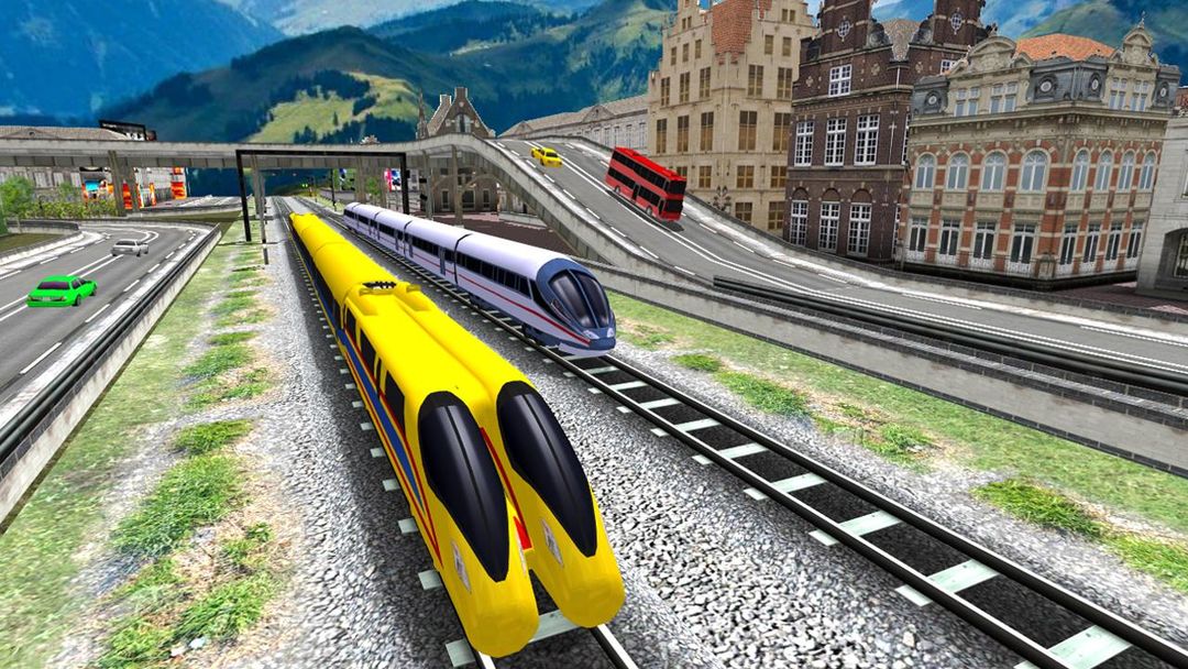 Euro Train Driving PVP 2019 게임 스크린 샷