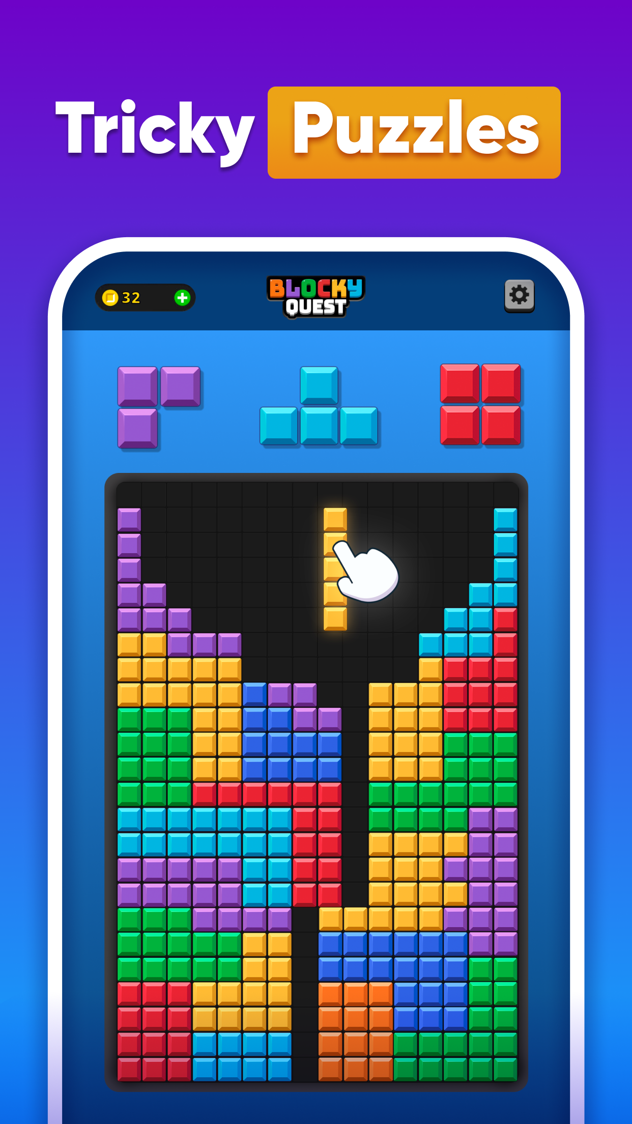 Blocky Quest - Classic Puzzle遊戲截圖