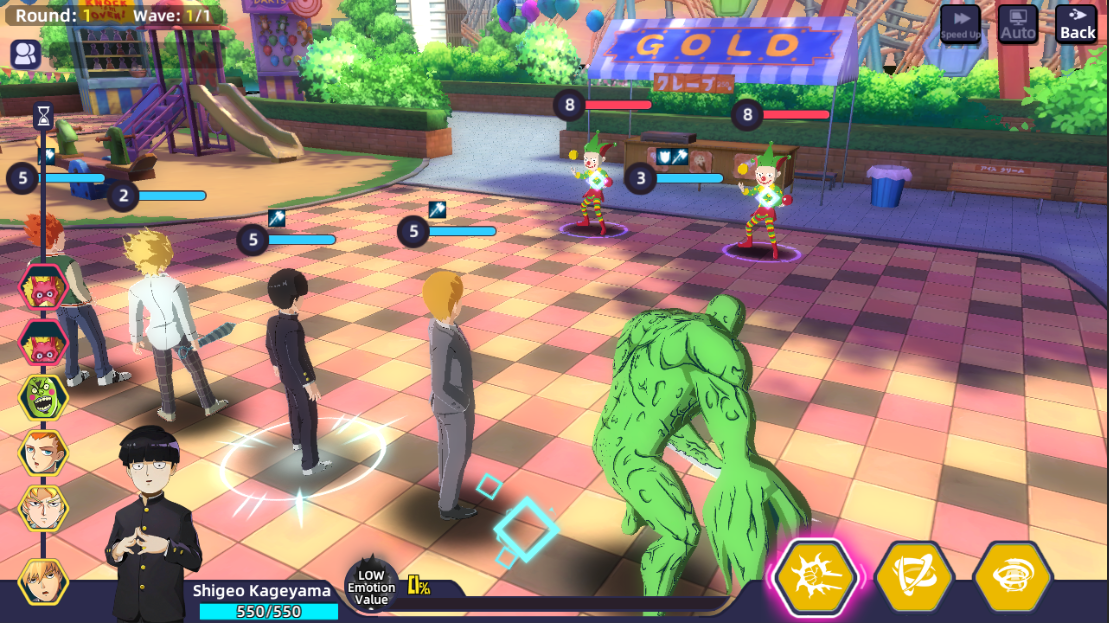 Mob Psycho 100: Psychic Battle Game Screenshot