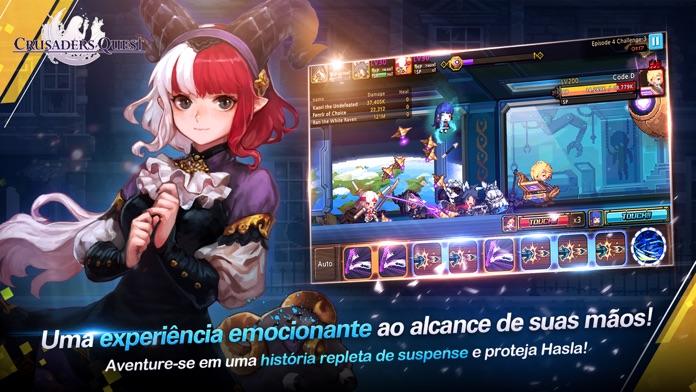 Captura de Tela do Jogo Crusaders Quest
