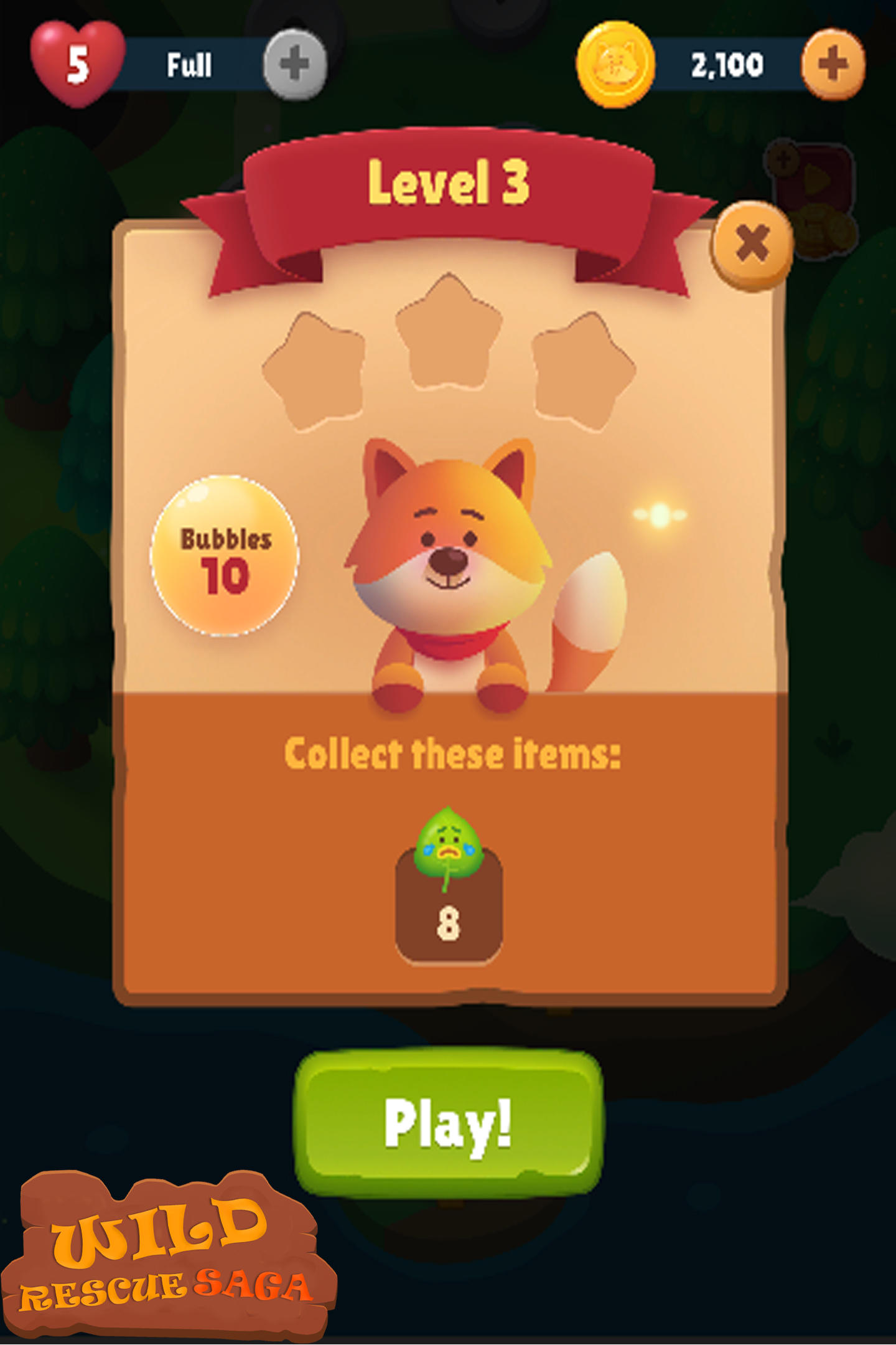 Finnegan fox's wild rescue Game Screenshot