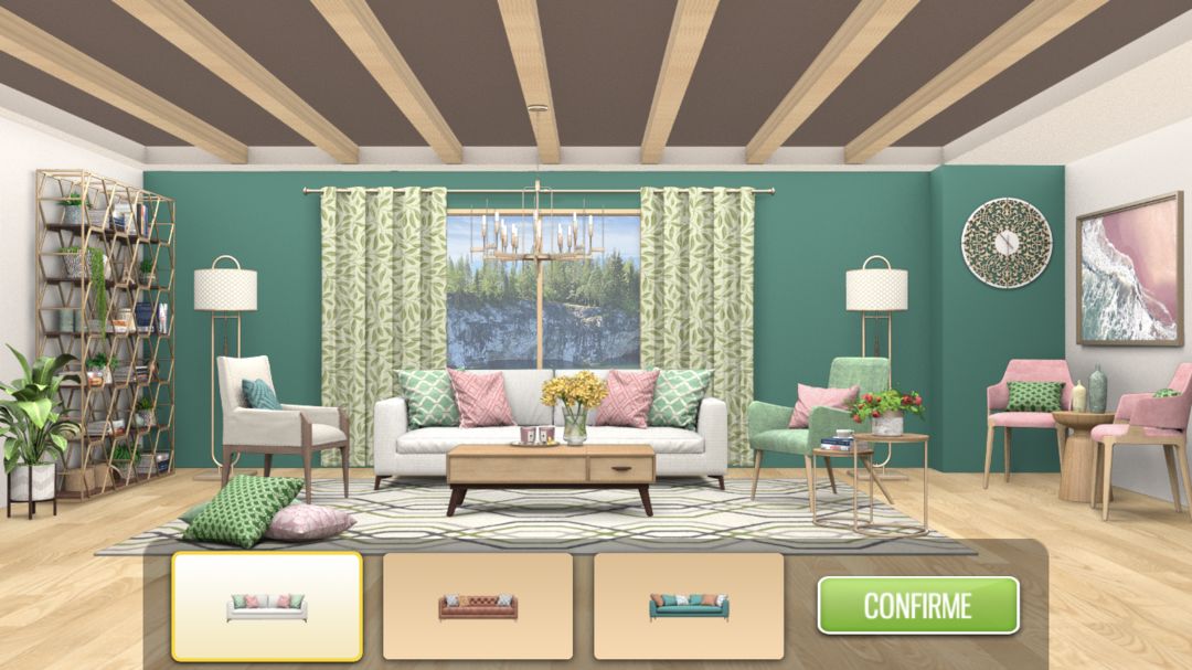 Screenshot of Home Design Dreams house games