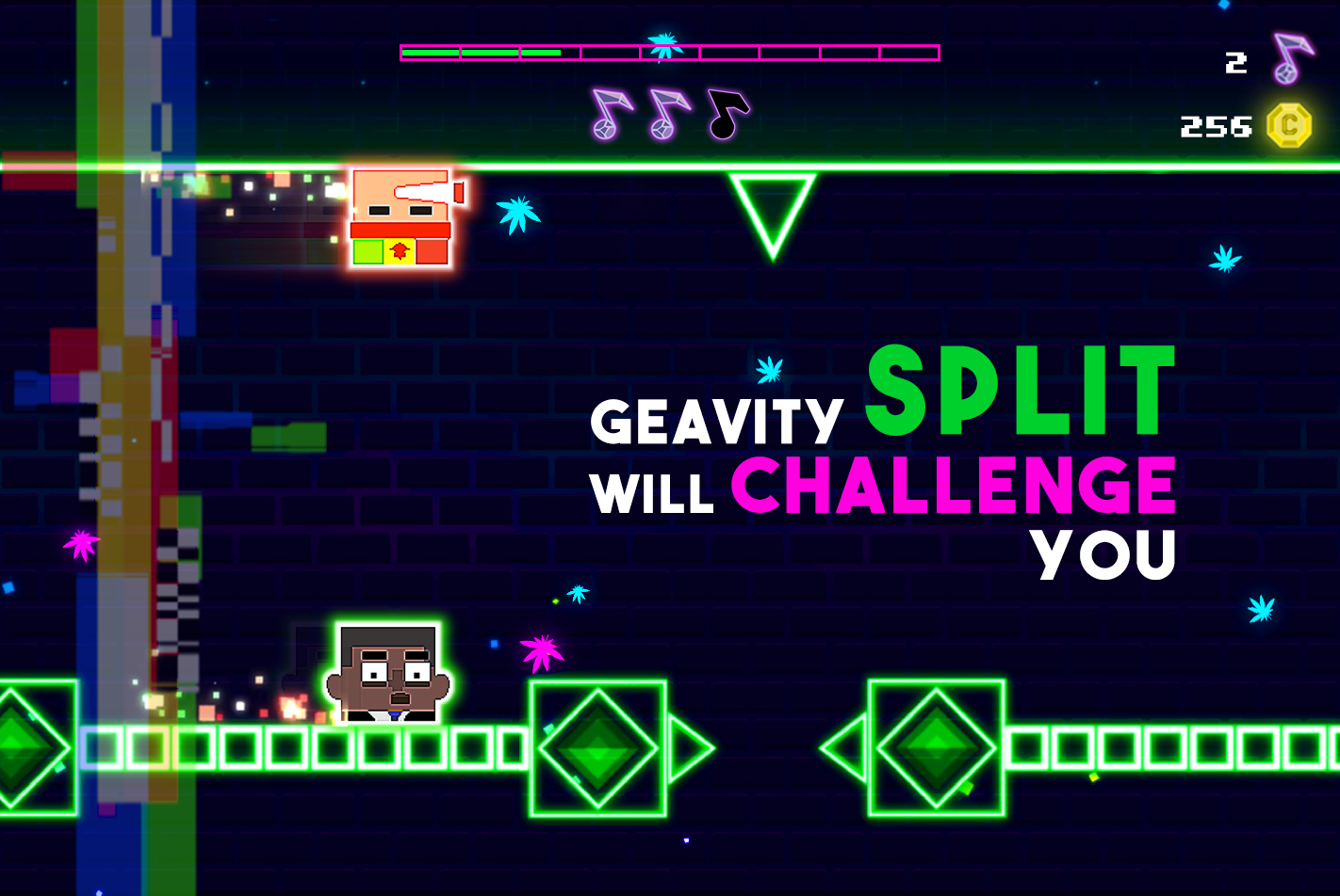 Captura de Tela do Jogo Daft Jump - Addictive platformer game