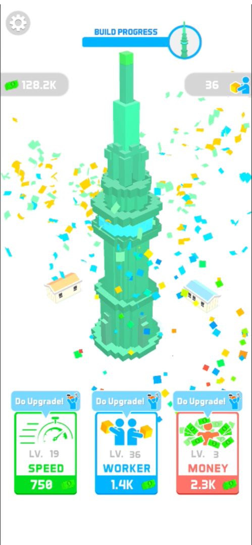 Idle landmark! screenshot game
