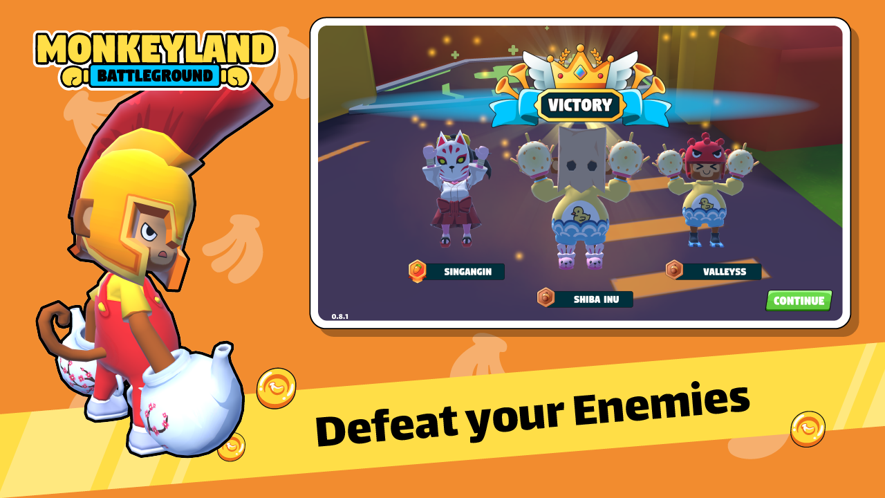 Monkeyland Battleground screenshot game
