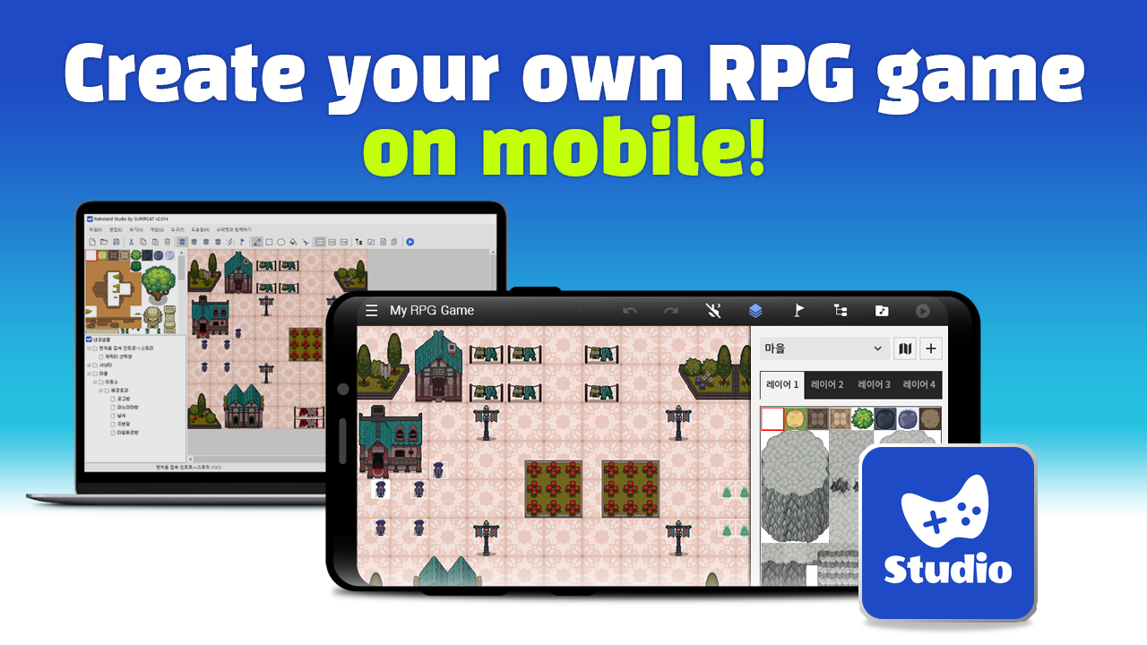 Screenshot 1 of Nekoland Mobile Studio: Entwickler von RPG-Spielen! 1.011