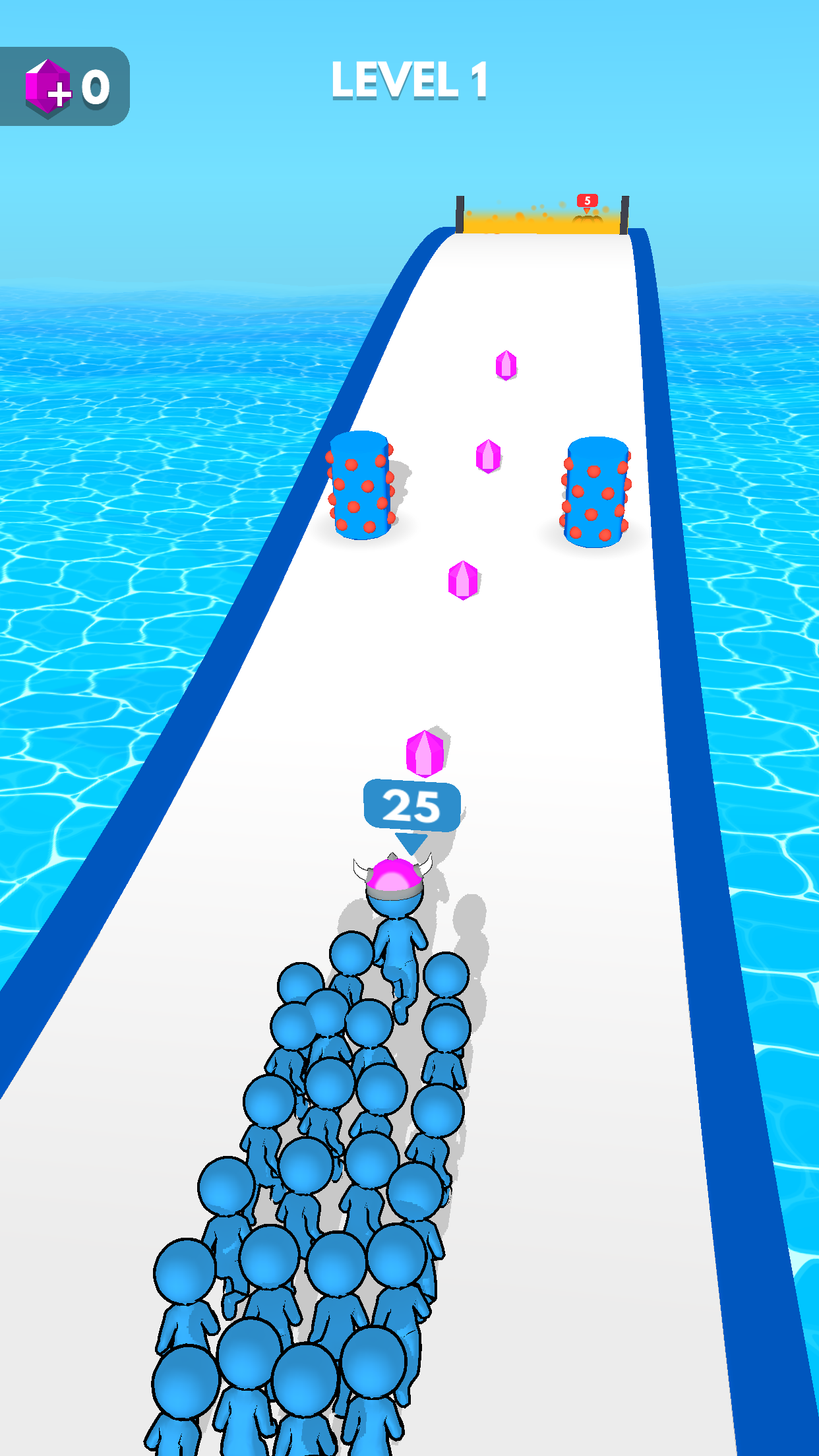 Crowd Battle 3D Game Screenshot