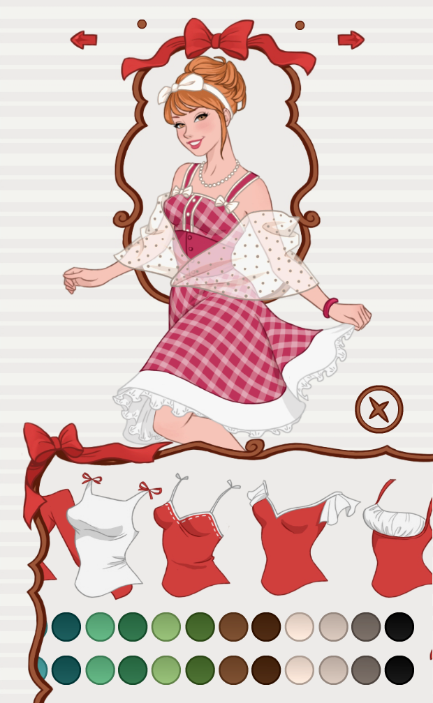 open lace back dress High School Princess Dress Up and Makeup - Full Version main image 1