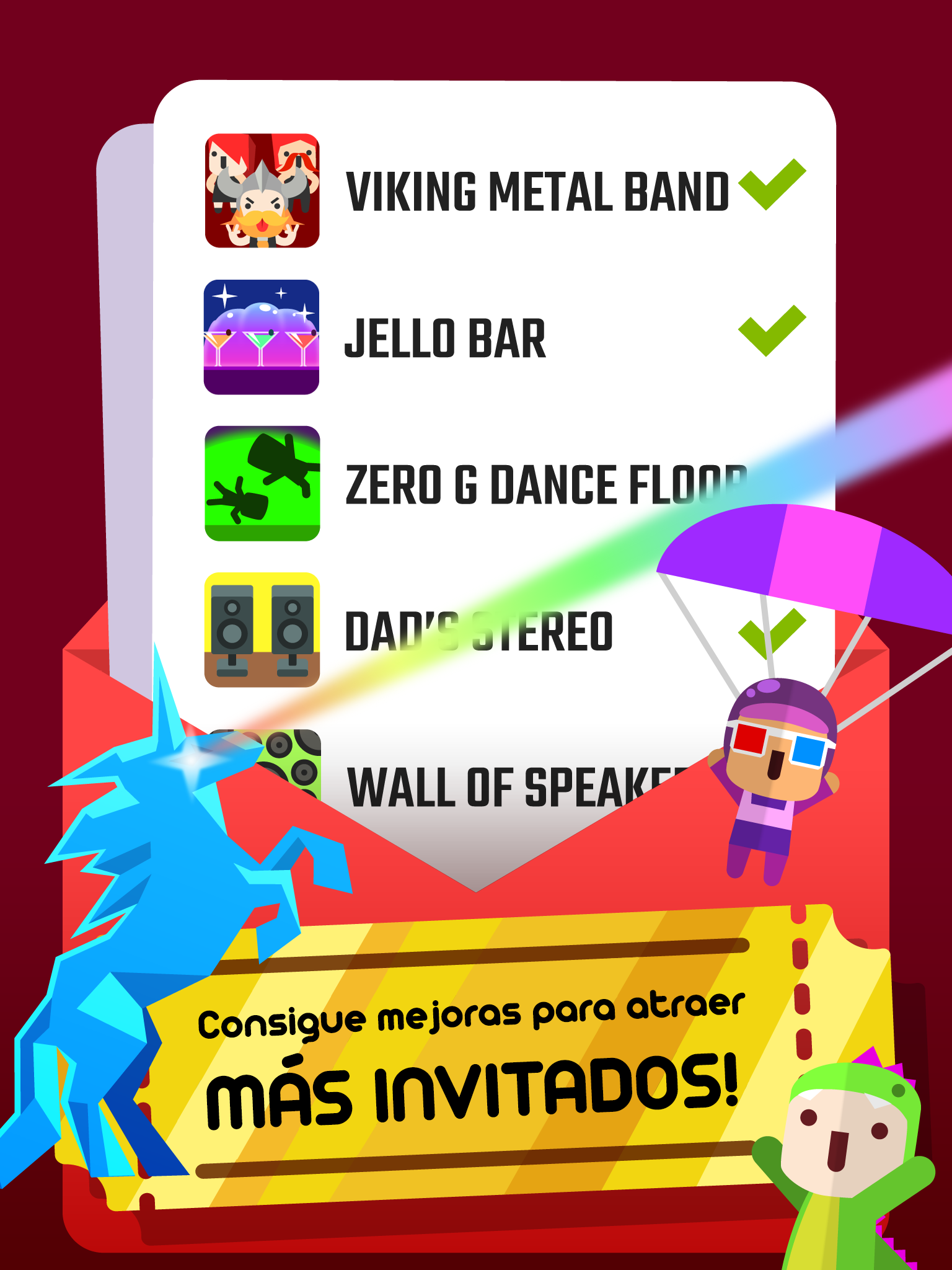 Captura de Pantalla del Juego Epic Party Clicker: Idle Party
