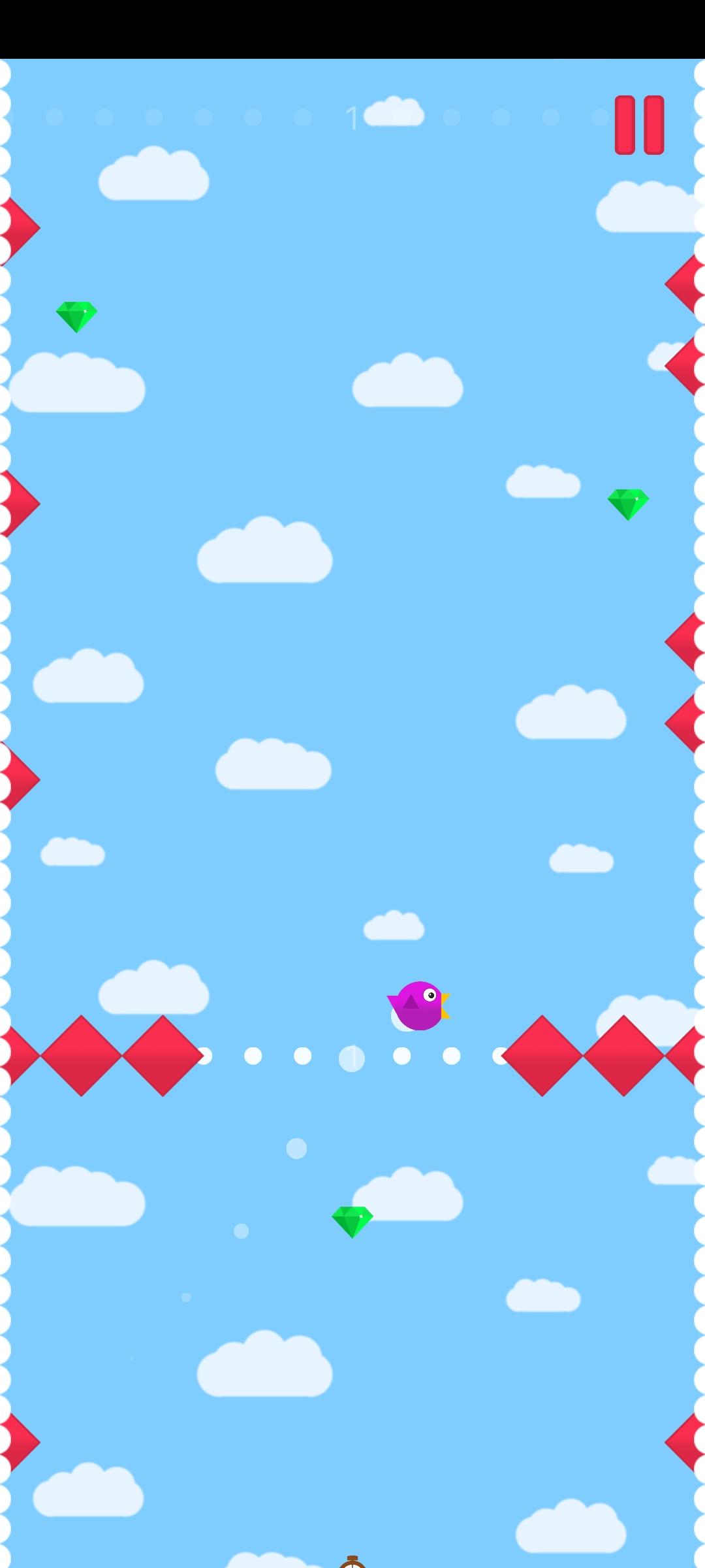 Скриншот игры Dashy Bird -Flying Birds Game