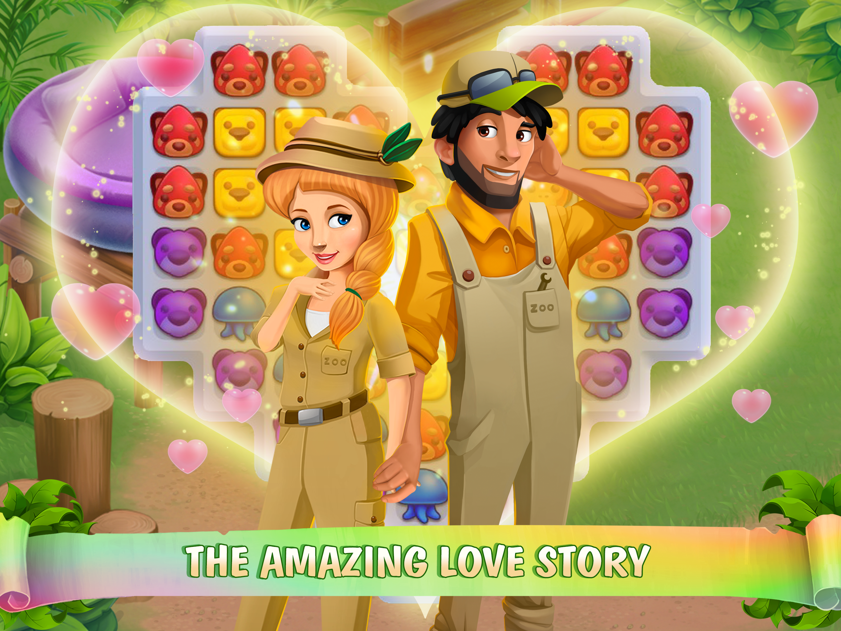 Zoo Island: Exotic Garden Game Screenshot