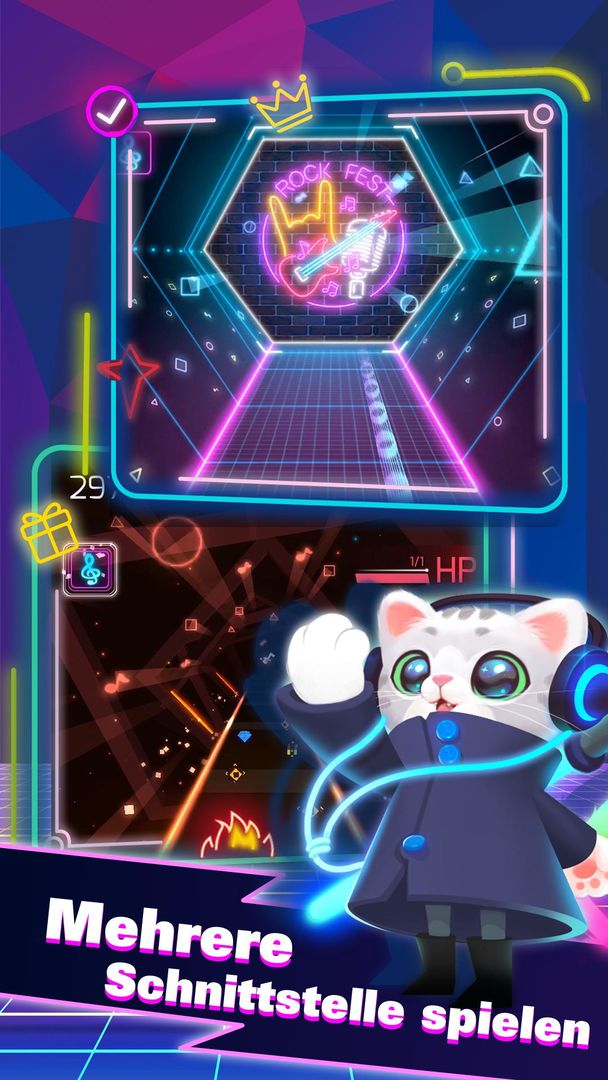 Sonic Cat - Zerhacke den Beat screenshot game