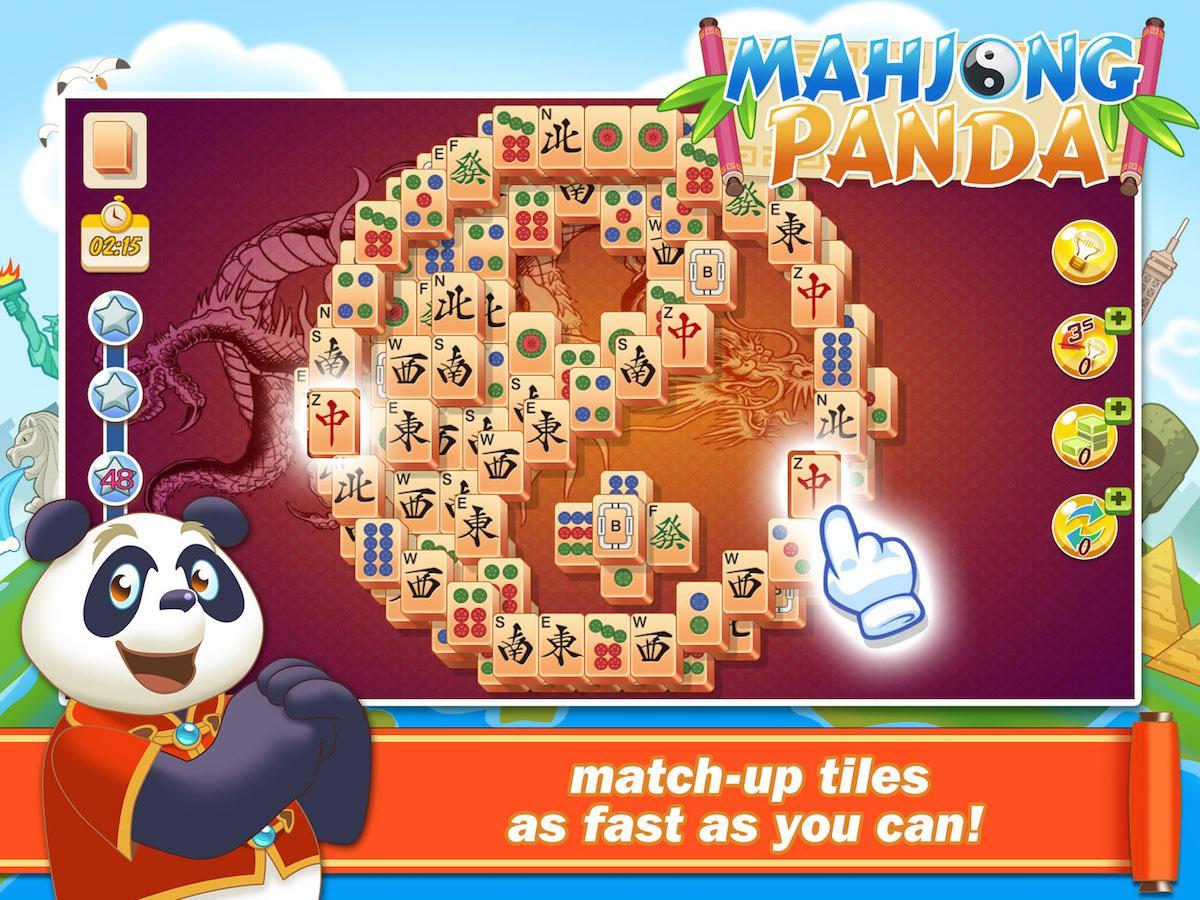 Скриншот игры Mahjong Panda