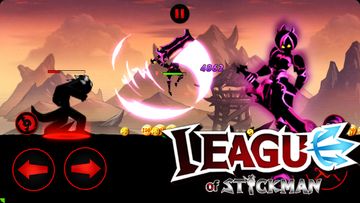 Captura de Tela do Jogo League of Stickman - Best acti