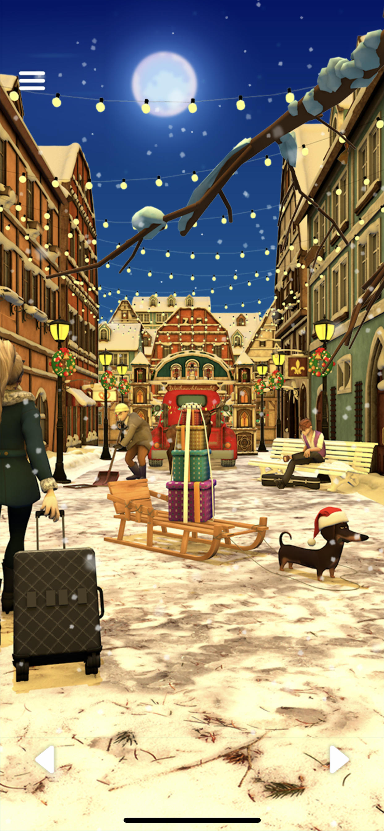 Escape Game: Christmas Market Game Screenshot
