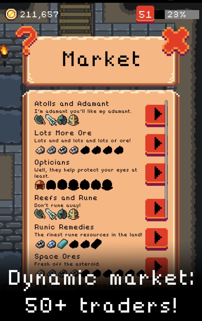 Pixel Blacksmith screenshot game
