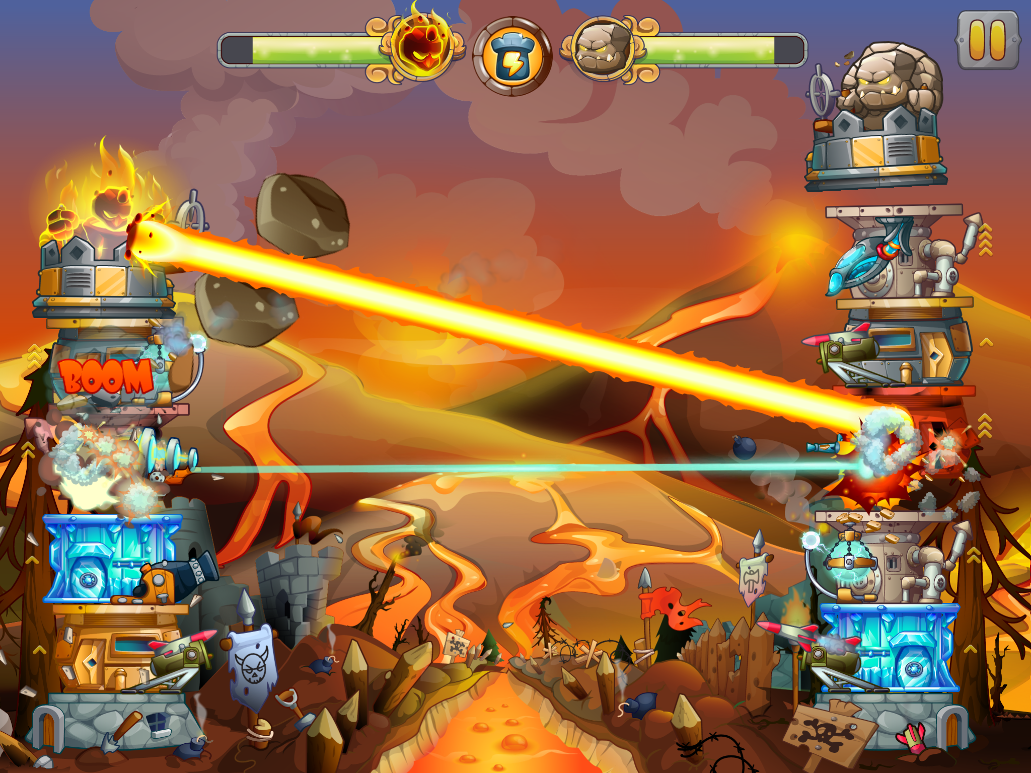 Tower Crush - Defense TD Free  Game Screenshot