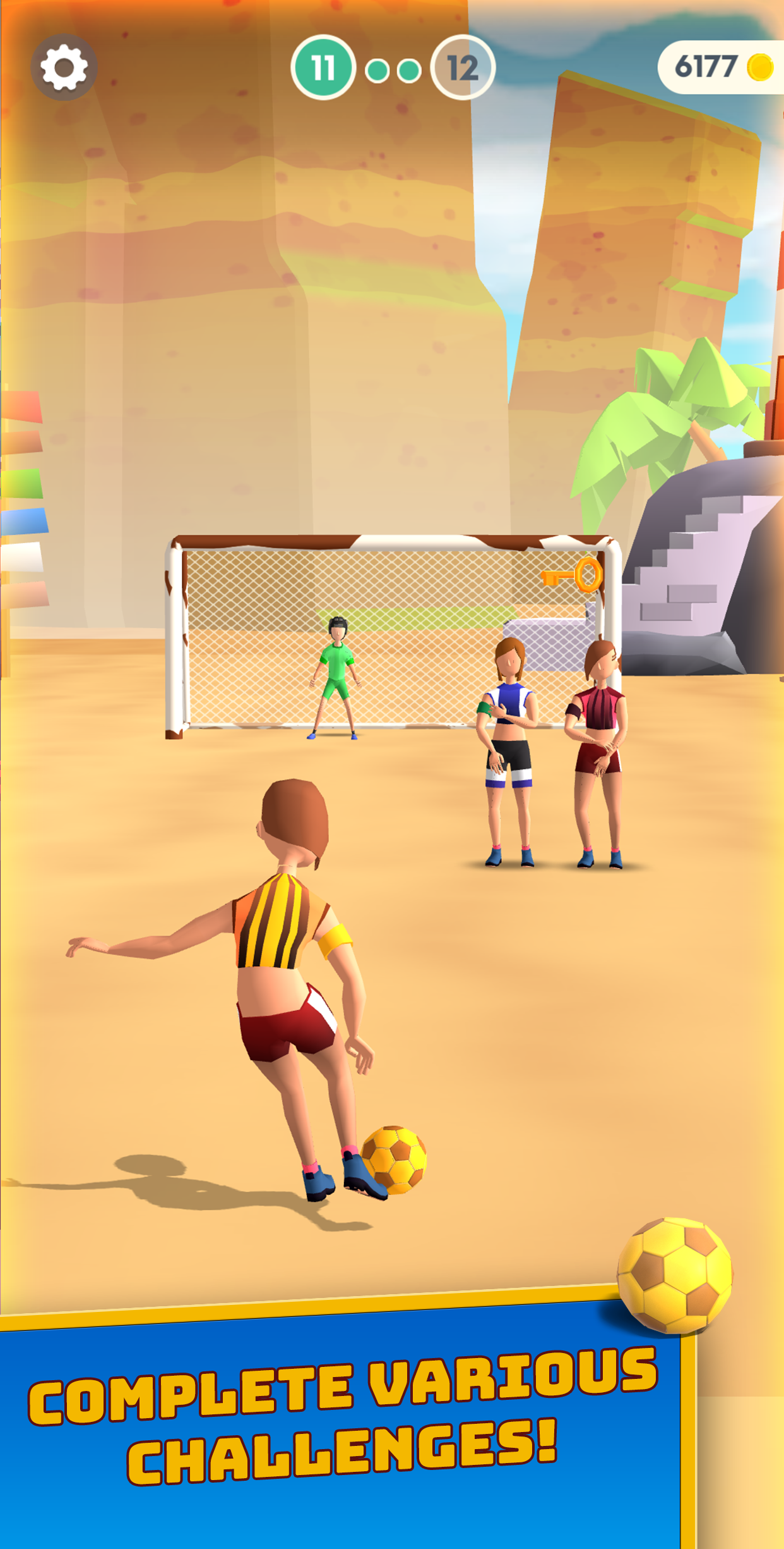 Flick Goal! ภาพหน้าจอเกม