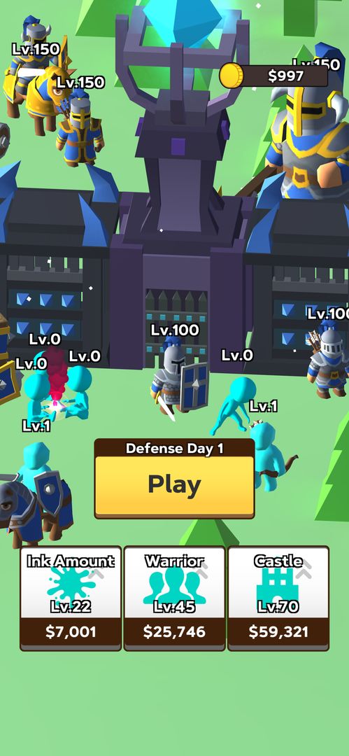 Screenshot of Draw Defence