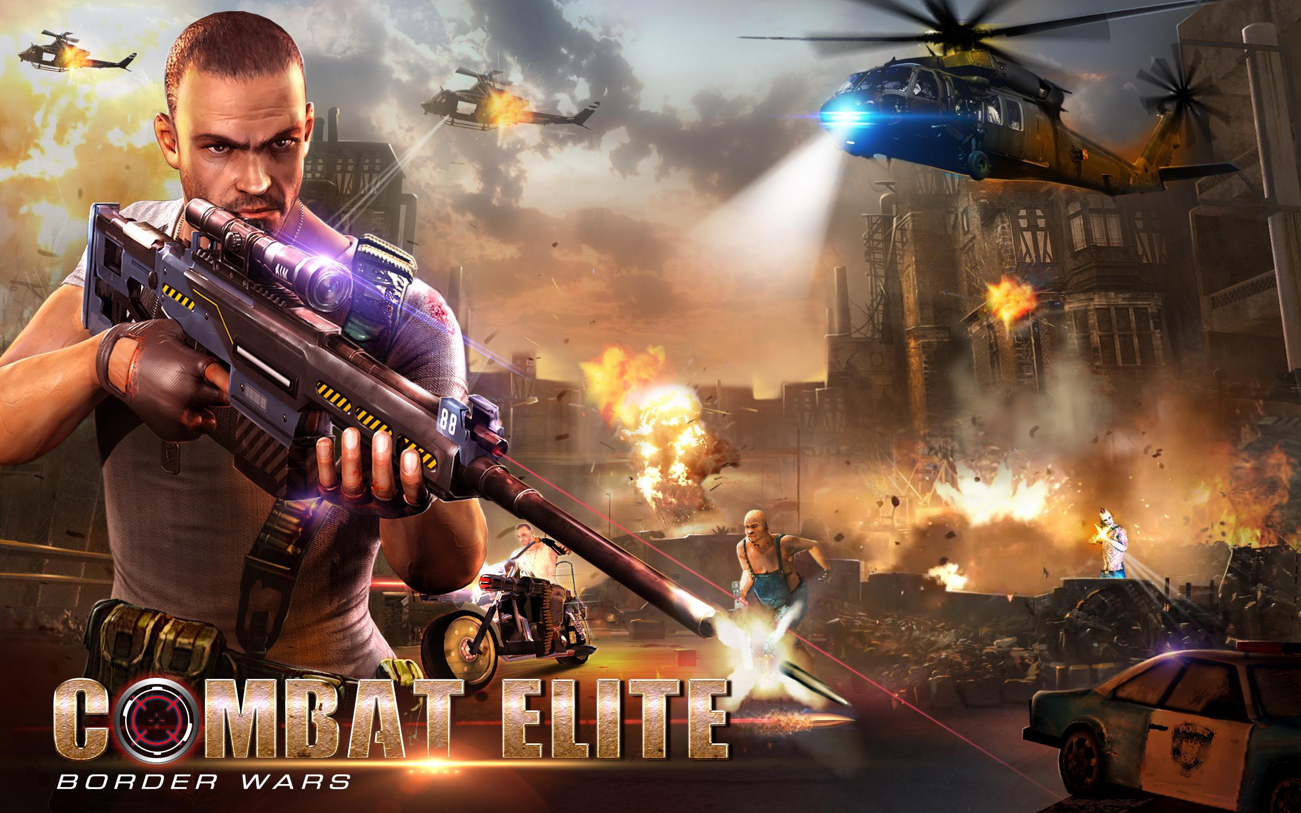 战斗精英：边境战争 ภาพหน้าจอเกม