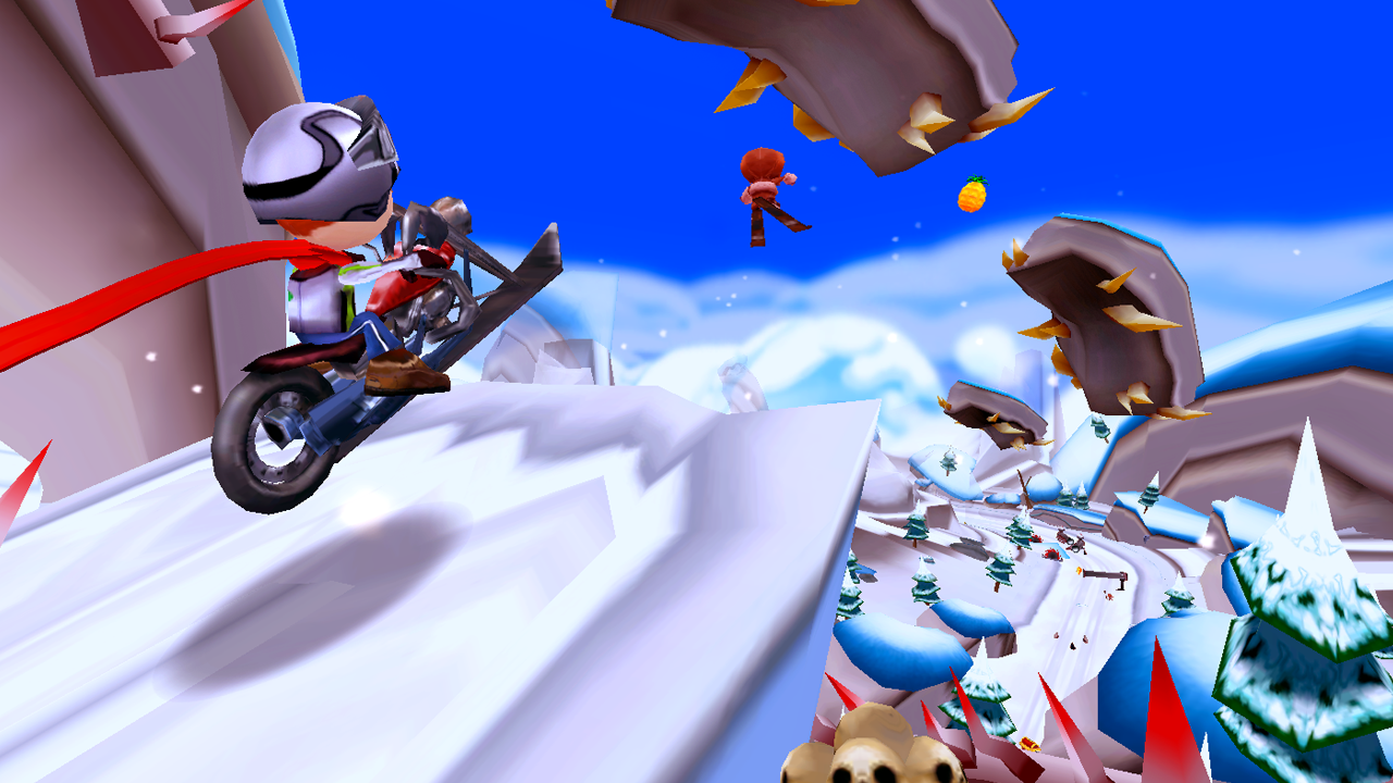 Screenshot of Skiing Fred